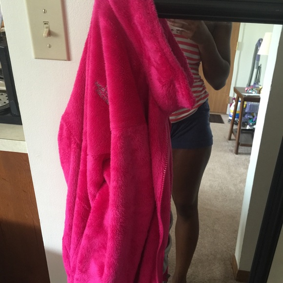 Pink north face