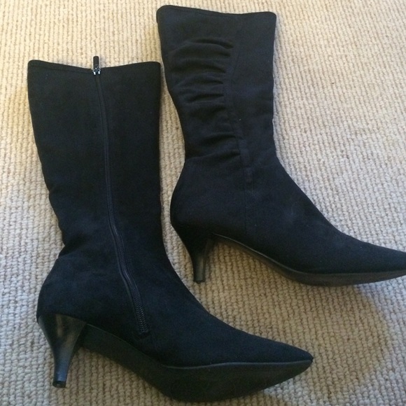 Impo Flex Black Heeled Boots