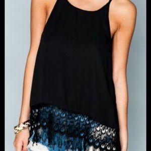 MuMu Black Tank top