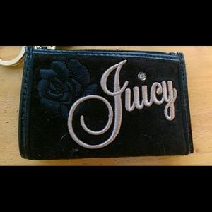 Juicy couture velour key purse (small wallet)