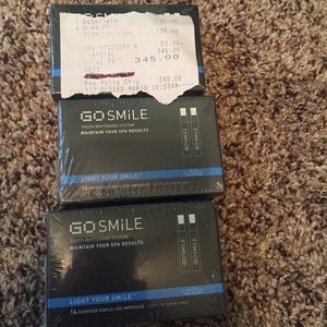 READ caption** Go smile teeth whitening