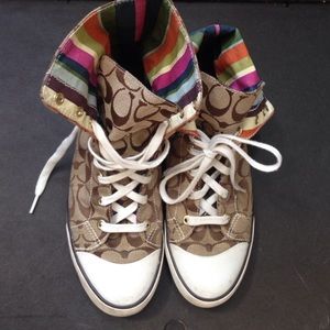 Coach high top sneakers