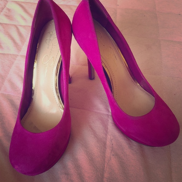 Hot pink Jessica Simpson heels