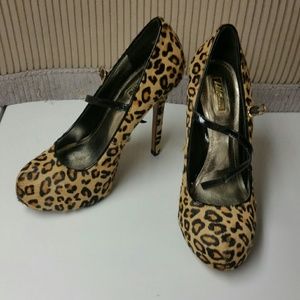 Leopard heels