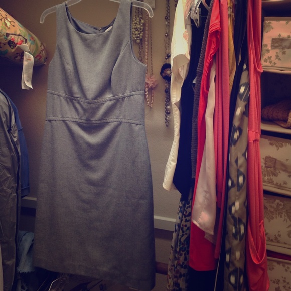 Ann Taylor loft dress-zipper detail down the back