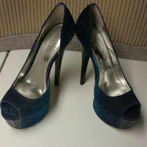 Purple and blue heels!