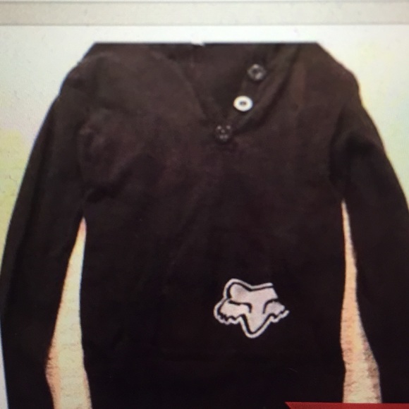 Fox black sweatshirt