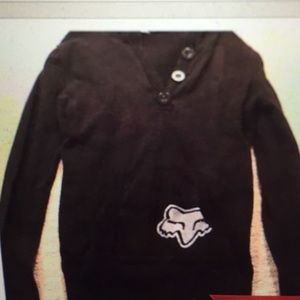 Fox black sweatshirt