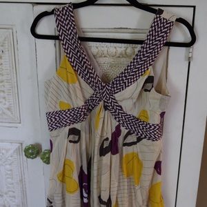 Moulinette souers/anthropologie size 6 maxi dress