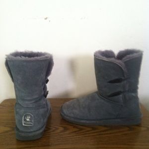 gray bearpaw boots