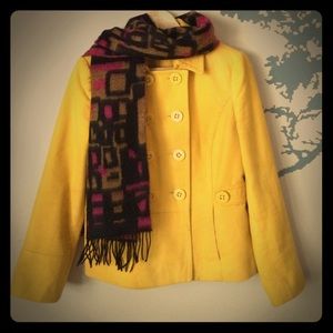 Loft Yellow Corduroy Jacket