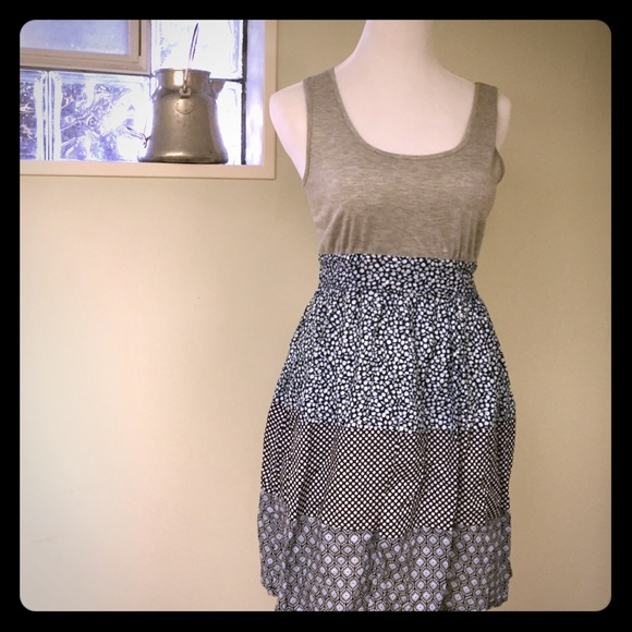 Gray/Blue Sundress