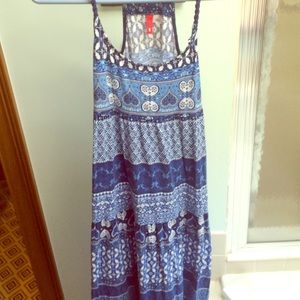 Blue maxi dress