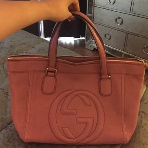 Gucci soho pink bag
