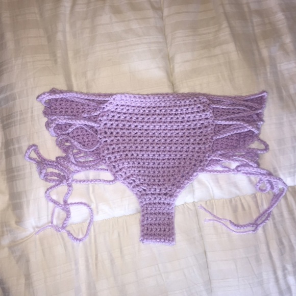 High waisted bikini bottoms