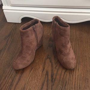Suede Ankle Booties