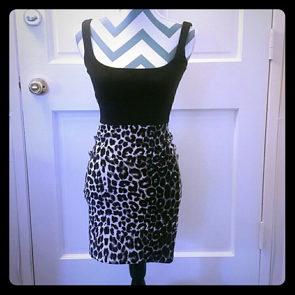 Leopard print dress