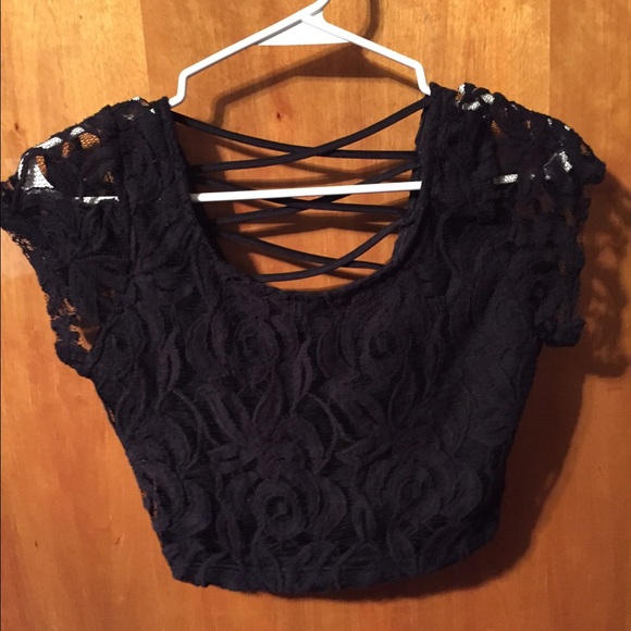 Lace crop top