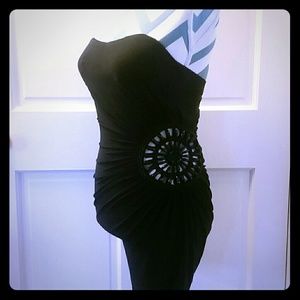 Black beaded dress