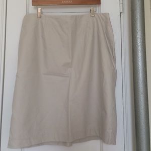 NWOT Talbots khaki skirt - size 18W