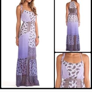 GypsyO5 100% silk, Lavender Paisley maxi