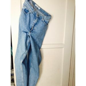 American apparel high jeans.