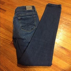 Aeropostale blue skinny jeans