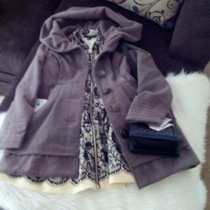 Cape Hood Tulip Coat