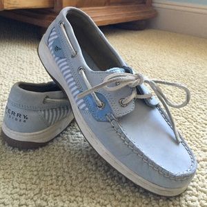 Blue Sperry Topsider