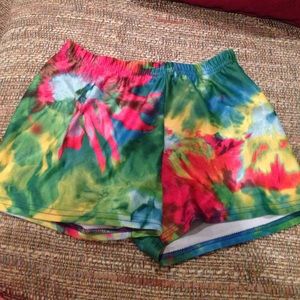 Tie dye work out spandex
