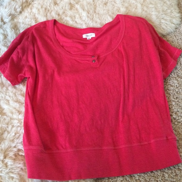 Aerie pink/red top