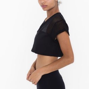 Waffle Mesh Crop