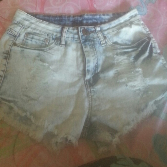 High waisted shorts