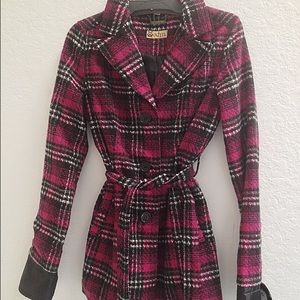 Dark Plaid Coat