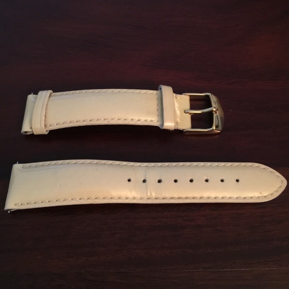 Michele Patent Leather Watch Strap