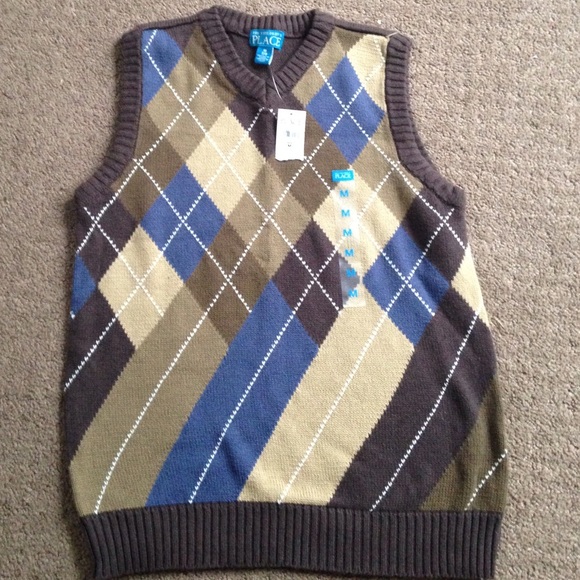 The childerns place Other - Children's Place sweater vest and button down top