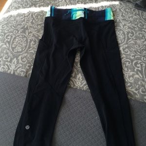 Lululemon sz 8 speed tights (tech)
