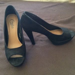 Candie's Black High Heels