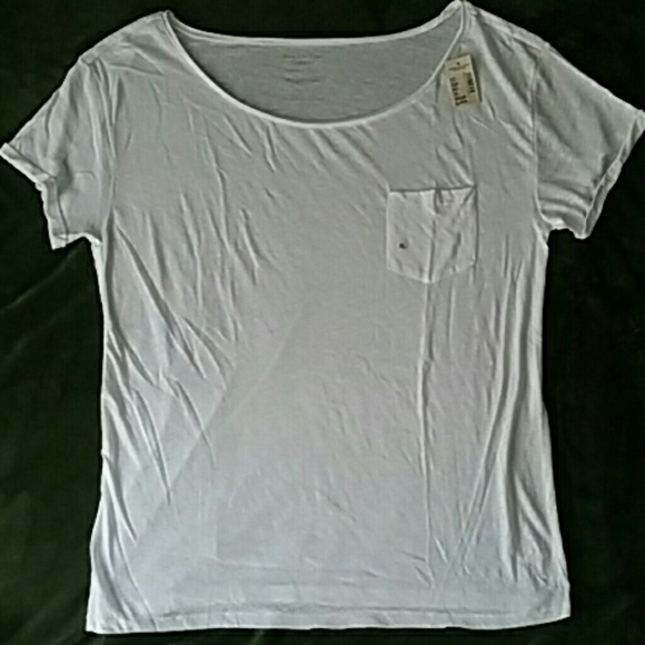 American Eagle Outfitters white boyfriend Tee XL