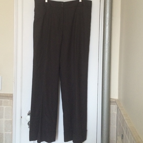 Ann Taylor LOFT brown dress pants - size 14