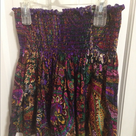 Paisley Print Short Skirt (from Nordstrom)