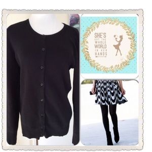 Essential Black Cardi