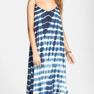 Billabong tie dye maxi dress