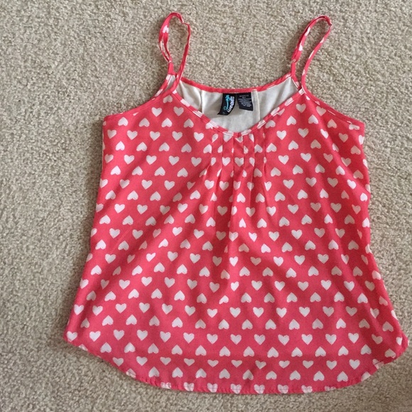 Pink heart top