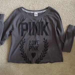 Grey PINK sweater