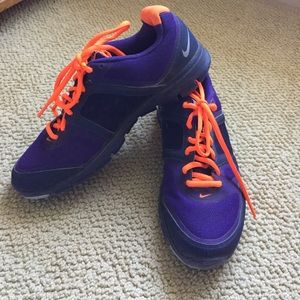 Nike Purple and Orange Training Shoes