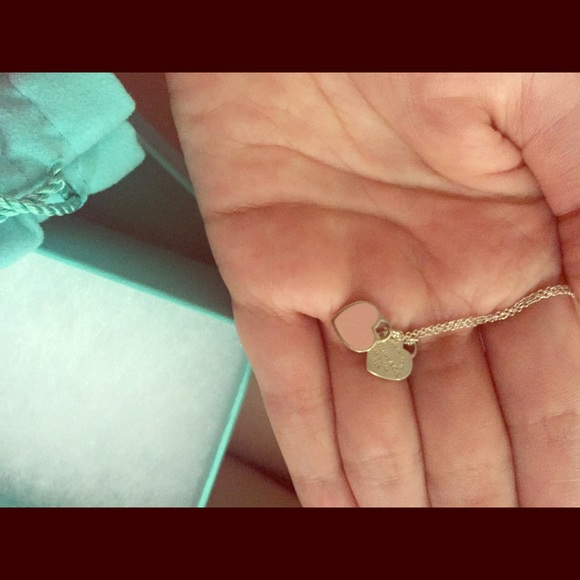 Return to Tiffany Double Heart Tag Necklace
