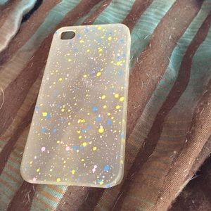 iPhone 4-4s splatter paint phone case