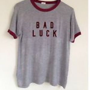Brandy Melville Bad Luck Tee