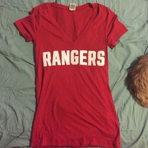 Texas rangers pink by Victoria's Secret tshirt